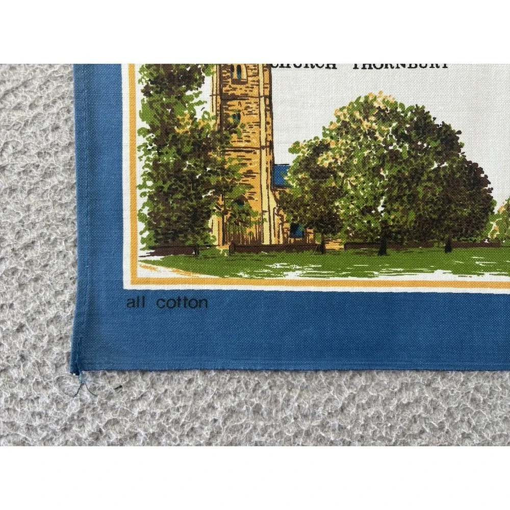 Avonside‎ Tea Towel Clive Mayor Dish Kitsch Souvenir MCM Cotton Made in Britain